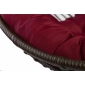 Кресло подвеcное Ecodesign Orbit металл, искусственный ротанг темно-коричневый, бордовый Фото 4