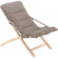 Кресло-шезлонг деревянное складное Fiam Linda Soft ясень, олефин Фото 1