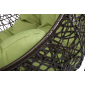 Кресло подвеcное Ecodesign Easy сталь, искусственный ротанг коричневый Фото 4