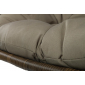 Кресло подвеcное Ecodesign Albatros сталь, искусственный ротанг коричневый Фото 4