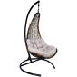 Кресло подвеcное Ecodesign Wind сталь, искусственный ротанг коричневый Фото 1