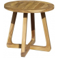 Стол деревянный кофейный JOYGARDEN Round массив акации натуральный Фото 1