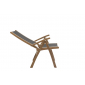 Кресло деревянное складное Giardino Di Legno Macao  тик, батилин черный Фото 11
