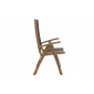 Кресло деревянное складное Giardino Di Legno Macao  тик, батилин черный Фото 12