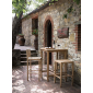 Стол деревянный барный Giardino Di Legno Savana Bar тик Фото 4