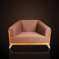 Кресло с подушками ACACIA Verona массив робинии, дралон натуральный Фото 5