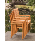 Кресло деревянное ACACIA Verno массив робинии натуральный Фото 5