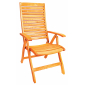 Кресло деревянное складное ACACIA Manhattan массив робинии натуральный Фото 3