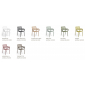 Кресло пластиковое Nardi Doga стеклопластик антрацит Фото 3