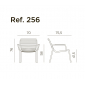 Лаунж-кресло пластиковое Nardi Doga Relax стеклопластик табак Фото 2