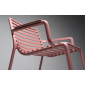 Лаунж-кресло пластиковое Nardi Doga Relax стеклопластик марсала Фото 5