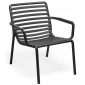 Лаунж-кресло пластиковое Nardi Doga Relax стеклопластик антрацит Фото 1