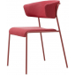 Кресло с обивкой Scab Design Lisa Waterproof сталь, дерево, влагозащитная ткань розовый Фото 1
