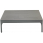 Столик кофейный металлический Ethimo Infinity алюминий серый Фото 1