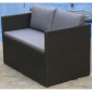 Комплект плетеной мебели Afina S330A-W63 сталь, искусственный ротанг, ткань коричневый Фото 2