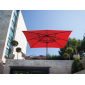 Зонт профессиональный телескопический Fim Montecarlo ламинированная древесина, акрил коричневый, красный Фото 1