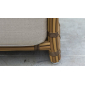 Диван плетеный с подушками Skyline Design Villa алюминий, искусственный ротанг, sunbrella натуральный, бежевый Фото 2
