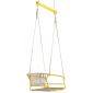 Качели плетеные Scab Design Lisa Swing сталь, морской канат желтый, серебристый Фото 6