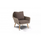 Комплект плетеной мебели 4SIS Прованс алюминий, искусственный ротанг, ткань светло-серый Фото 11