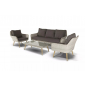 Комплект плетеной мебели 4SIS Прованс алюминий, искусственный ротанг, ткань светло-серый Фото 14
