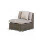 Комплект плетеной мебели 4SIS Беллуно алюминий, искусственный ротанг, ткань серо-коричневый Фото 12