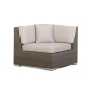 Комплект плетеной мебели 4SIS Беллуно алюминий, искусственный ротанг, ткань серо-коричневый Фото 13
