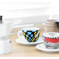 Кофейные пары для капучино Ancap Edex фарфор деколь Arlecchino Фото 2