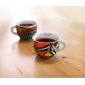 Кофейные пары для капучино Ancap Edex фарфор деколь Arlecchino Фото 5