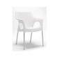Кресло пластиковое Scab Design Ola анодированный алюминий, технополимер лен Фото 7