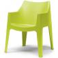 Кресло пластиковое Scab Design Coccolona технополимер зеленый Фото 1