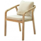 Комплект деревянной мебели JOYGARDEN Rimini L акация, роуп, олефин натуральный, бежевый Фото 2