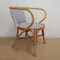 Кресло плетеное RosaDesign Bistrot манао, искусственный ротанг белый, капучино Фото 5