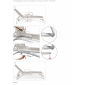 Комплект подлокотников для шезлонга-лежака Nardi Bracciolo Atlantico стеклопластик антрацит Фото 4