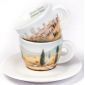 Кофейные пары для эспрессо Ancap Edex фарфор деколь Contrade Italiane Фото 1
