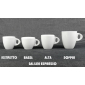 Кофейная пара для эспрессо Ancap Galileo фарфор белый Фото 6