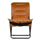 Кресло-шезлонг металлическое складное Fiam Fiesta Soft Leather сталь, кожа Фото 2