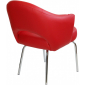 Кресло с обивкой Beon A621 металл, экокожа красный Фото 4