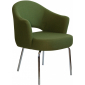 Кресло с обивкой Beon A621 металл, кашемир зеленый Фото 1