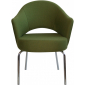Кресло с обивкой Beon A621 металл, кашемир зеленый Фото 2
