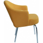 Кресло с обивкой Beon A621 металл, кашемир темно-желтый Фото 3