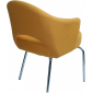 Кресло с обивкой Beon A621 металл, кашемир темно-желтый Фото 4