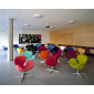 Кресло с обивкой Beon Swan (Arne Jacobsen) A062 металл, экокожа красный Фото 2
