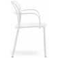 Кресло пластиковое PEDRALI Intrigo алюминий белый Фото 1