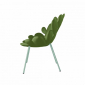 Кресло пластиковое Qeeboo Filicudi металл, полиэтилен зеленый Фото 23