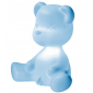 Светильник пластиковый настольный Qeeboo Teddy Boy IN полиэтилен светло-голубой Фото 5