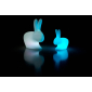 Светильник пластиковый напольный Qeeboo Rabbit OUT полиэтилен полупрозрачный Фото 10