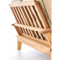 Диван деревянный двухместный с подушками WArt Trend 2 ироко, ткань Etisilk Фото 5