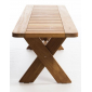 Скамейка деревянная WArt Focus Bench 180 ироко Фото 3