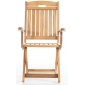 Кресло деревянное складное WArt Maya K ироко Фото 2