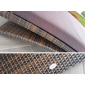Лежак плетеный с матрасом Uniko Moorea алюминий, искусственный ротанг, ткань коричневый, темно-коричневый Фото 4
